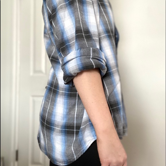 Vintage Grenadier Men’s Long Sleeve / Blue & Grey - Picture 7 of 9